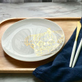 Modern Porcelain Round Dinner Plate